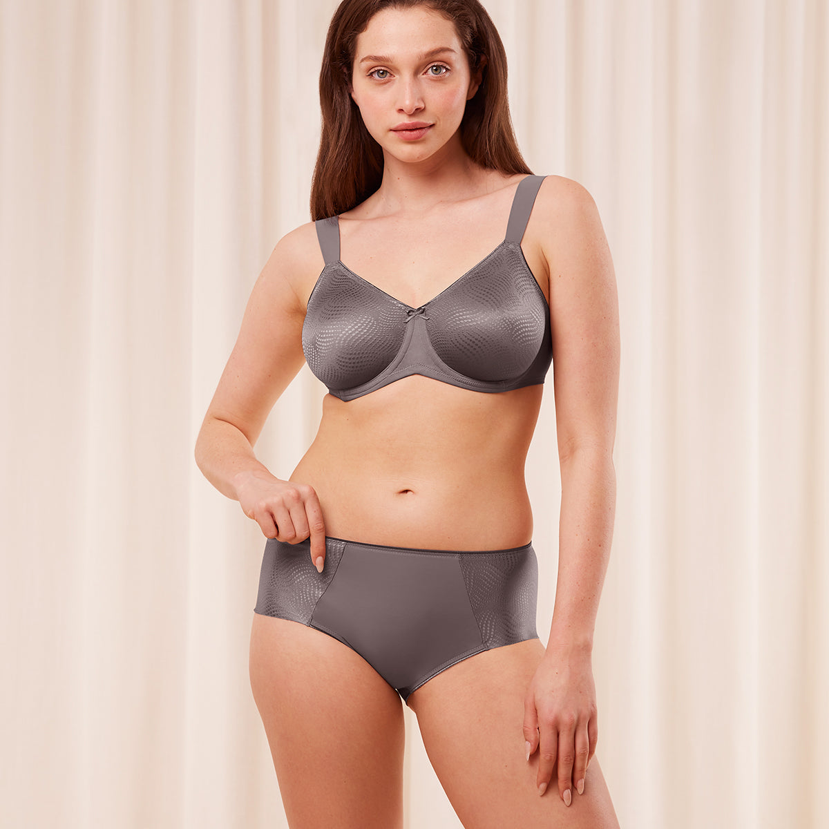 Triumph Essential Minimizer hipster trusse, lilla - 10219754 - 3091 - Pigeon Grey