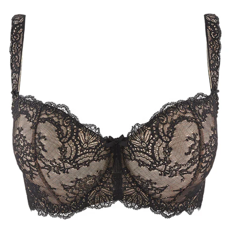 Aubade Danse Des Sens balconette BH, sort - OG14-02 - NOIR - Noir