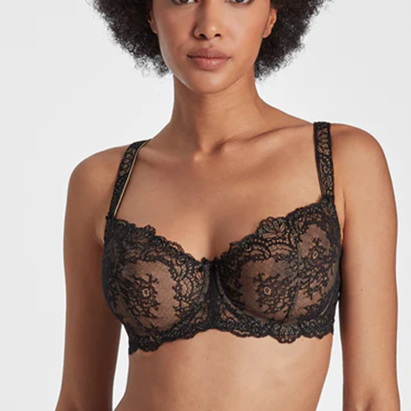Aubade Danse Des Sens balconette BH, sort - OG14-02 - NOIR - Noir