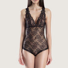 Aubade Danse des sens bodystocking, sort - OG86 - NOIR - Black