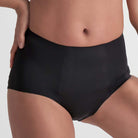 Bye Bra Laminated High Flow menstruationstrusse, sort - PRLHB - Black - Black