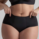 Bye Bra Laminated High Flow menstruationstrusse, sort - PRLHB - Black - Black