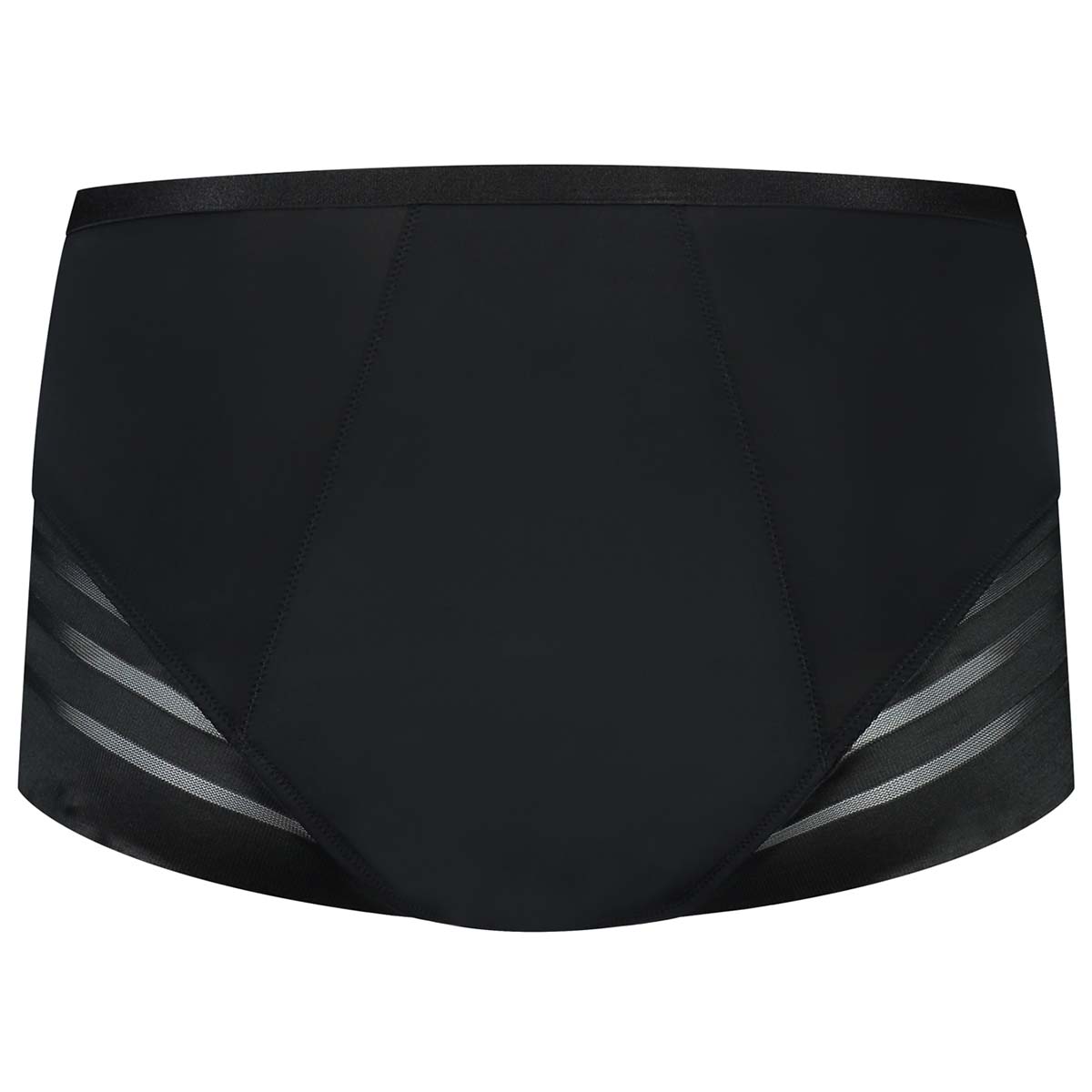 Bye Bra Lace Medium Flow menstruationstrusse, sort - PHPSLC - Black - Black