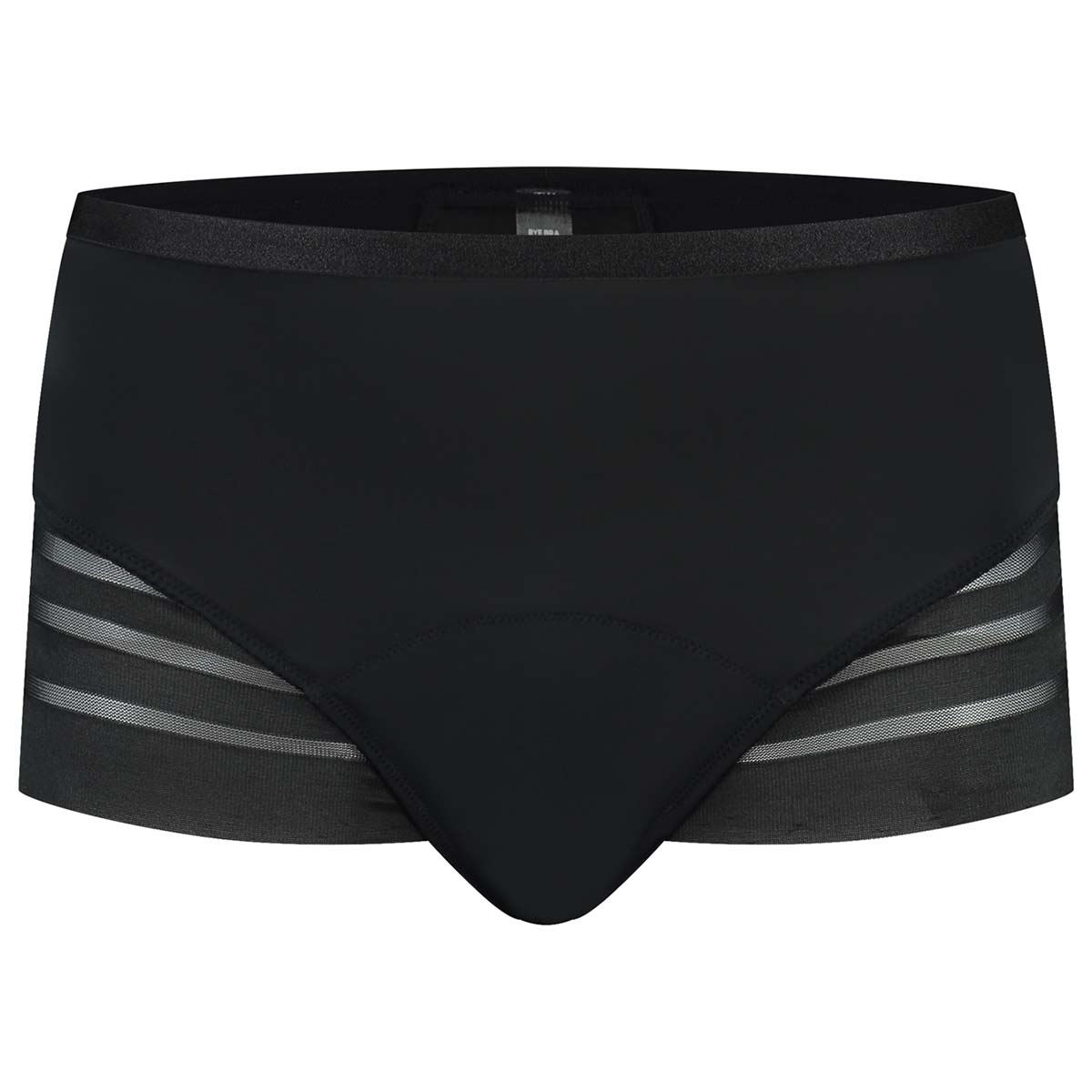 Bye Bra Lace Medium Flow menstruationstrusse, sort - PHPSLC - Black - Black
