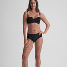 Bye Bra Laminated Medium Flow menstruationstrusse, sort - PRDLH - Black - Black