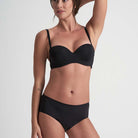Bye Bra Laminated Medium Flow menstruationstrusse, sort - PRDLH - Black - Black