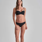 Bye Bra Laminated Low Flow menstruationstrusse, sort - PRDLT - Black - Black