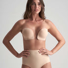 Bye Bra Push-up Cups selvsiddende BH, beige - PUPCUP - Beige - Beige