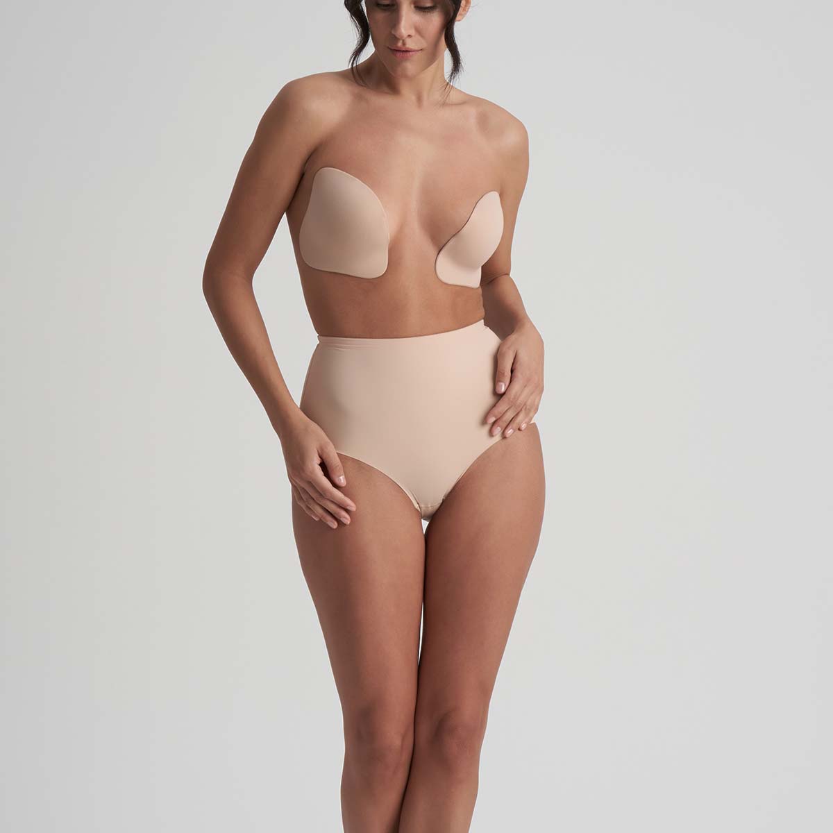 Bye Bra Push-up Cups selvsiddende BH, beige - PUPCUP - Beige - Beige