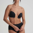 Bye Bra Push-up Cups selvsiddende BH, sort - PUPCUP - Black - Black