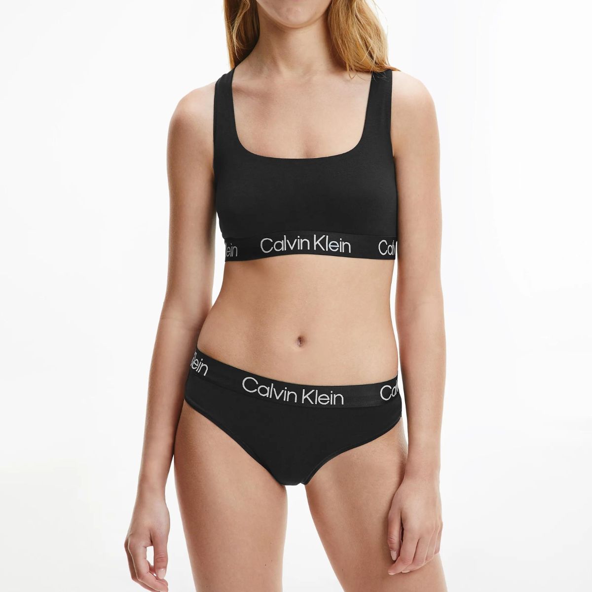 Calvin Klein Unlined bralette BH, sort - QF6684E - UB1 - Black