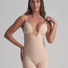 Bye Bra Sculpting Bodysuit bodystocking, beige - SCPBDV - Beige - Beige