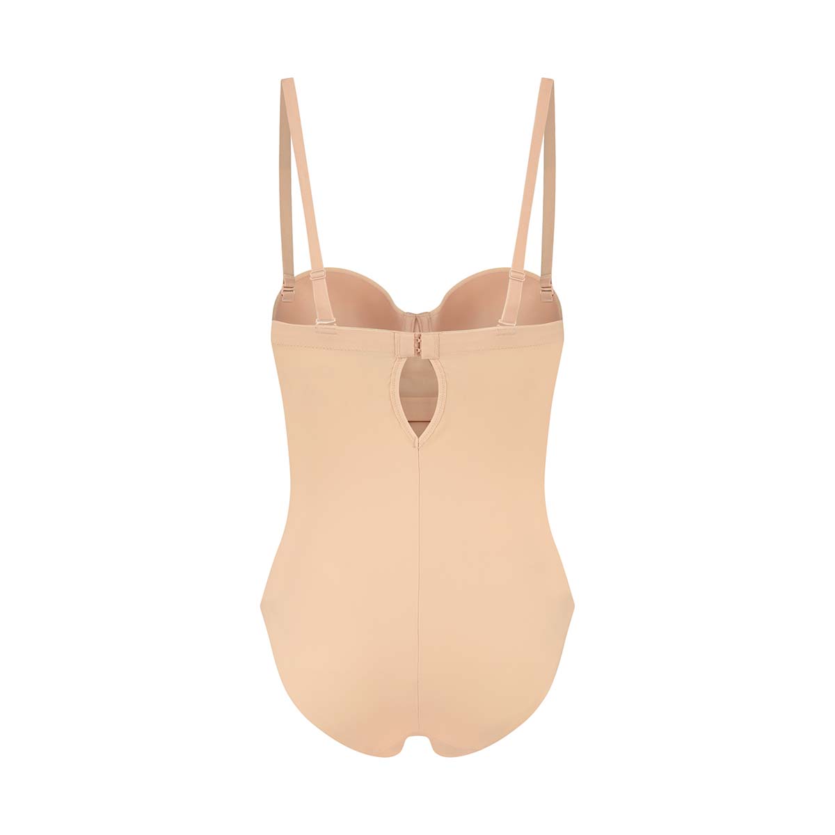 Bye Bra Sculpting Padded Wire bodystocking, beige - SCPBPW - Beige - Beige