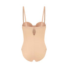 Bye Bra Sculpting Padded Wire bodystocking, beige - SCPBPW - Beige - Beige