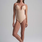 Bye Bra Sculpting Bodysuit bodystocking, beige - SCPBDVT - Beige - Beige
