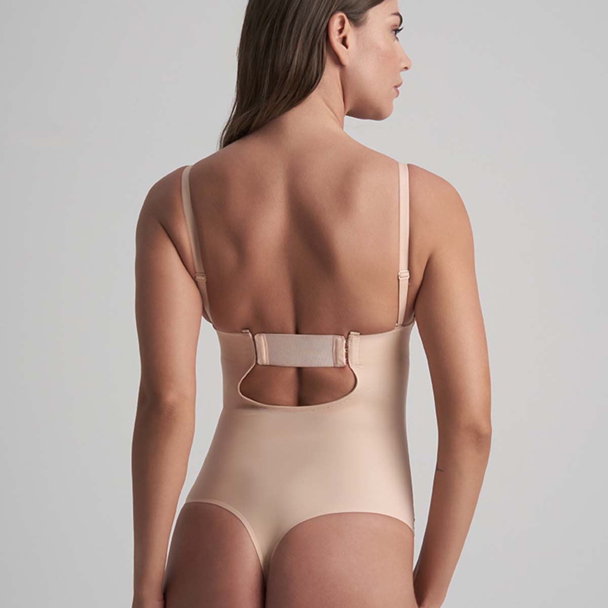 Bye Bra Sculpting Bodysuit bodystocking, beige - SCPBDVT - Beige - Beige