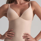 Bye Bra Sculpting Bodysuit bodystocking, beige - SCPBWF - Beige - Beige