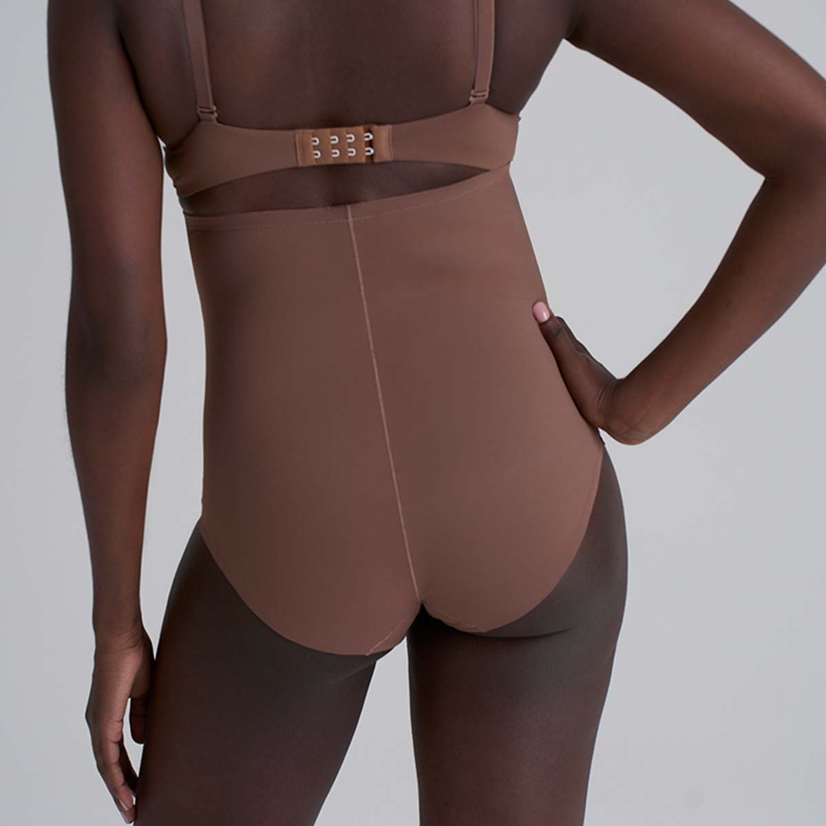 Bye Bra Sculpting High Waist maxi trusse, brun - SCPHWB - Cocoa - Cocoa