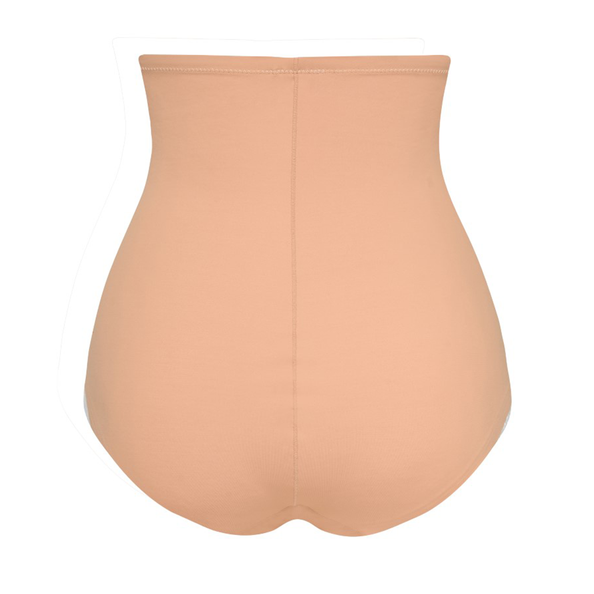 Bye Bra Sculpting High Waist maxi trusse, nude - SCPHWB - Honey - Honey