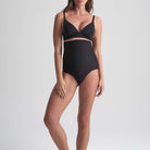 Bye Bra Sculpting High Waist maxi trusse, sort - SCPHWB - Black - Black