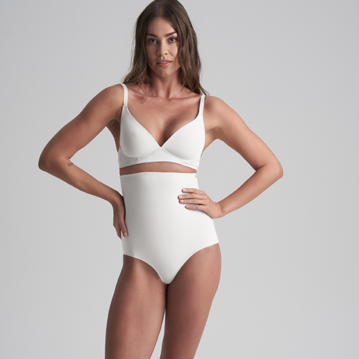 Bye Bra Sculpting High Waist maxi trusse, natural - SCPHWB - Ivory - Ivory