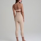 Bye Bra Sculpting High Waist Capri leggings, beige - SCPCAP - Beige - Beige