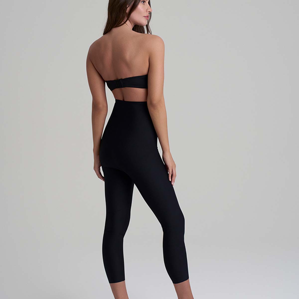Bye Bra Sculpting High Waist Capri leggings, sort - SCPCAP - Black - Black