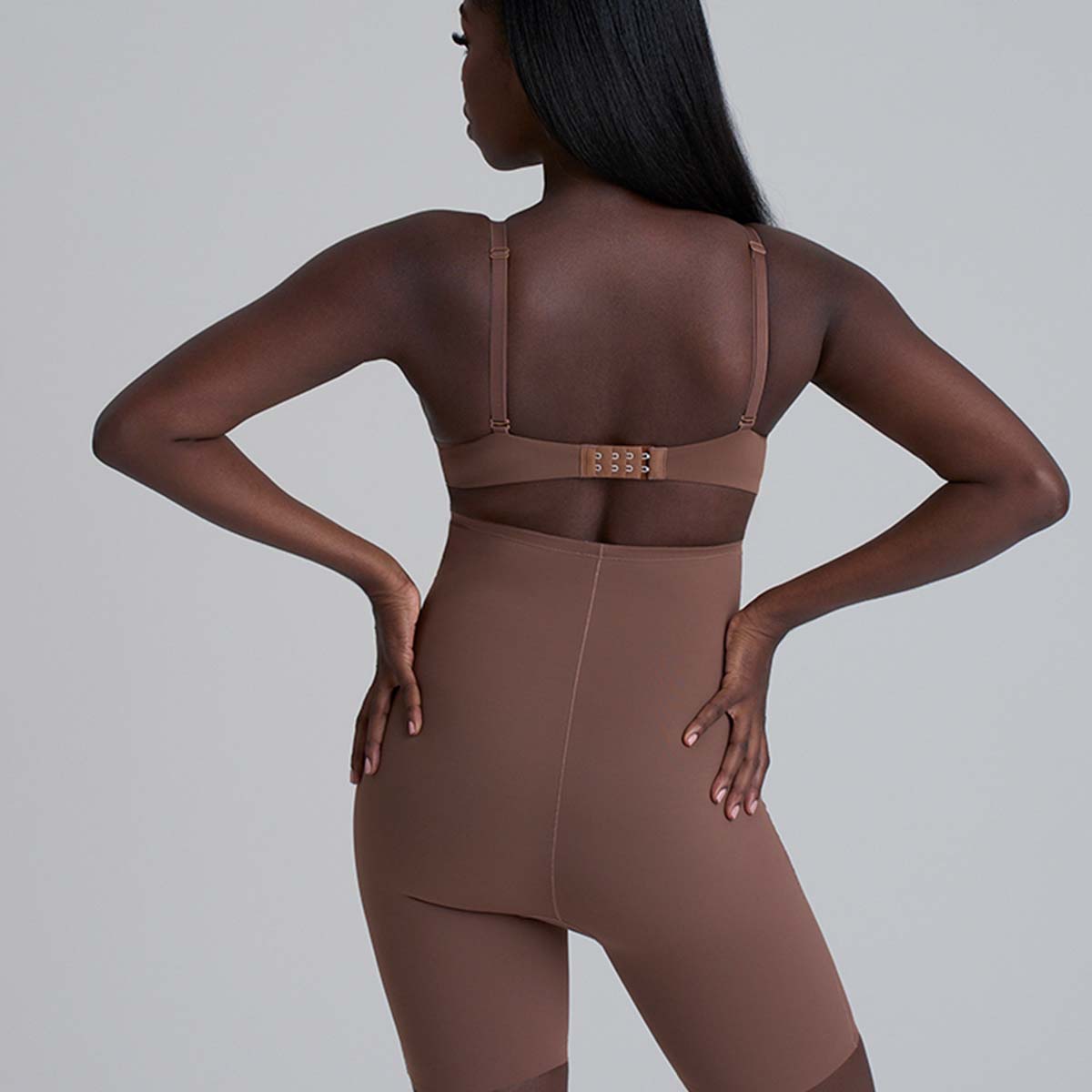 Bye Bra Sculpting High Waist shorts, brun - SCPHWS - Cocoa - Cocoa