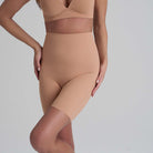 Bye Bra Sculpting High Waist shorts, nude - SCPHWS - Honey - Honey