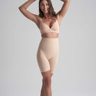 Bye Bra Sculpting High Waist shorts, beige - SCPHWS - Beige - Beige
