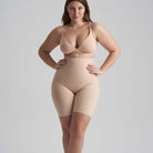 Bye Bra Sculpting High Waist shorts, beige - SCPHWS - Beige - Beige