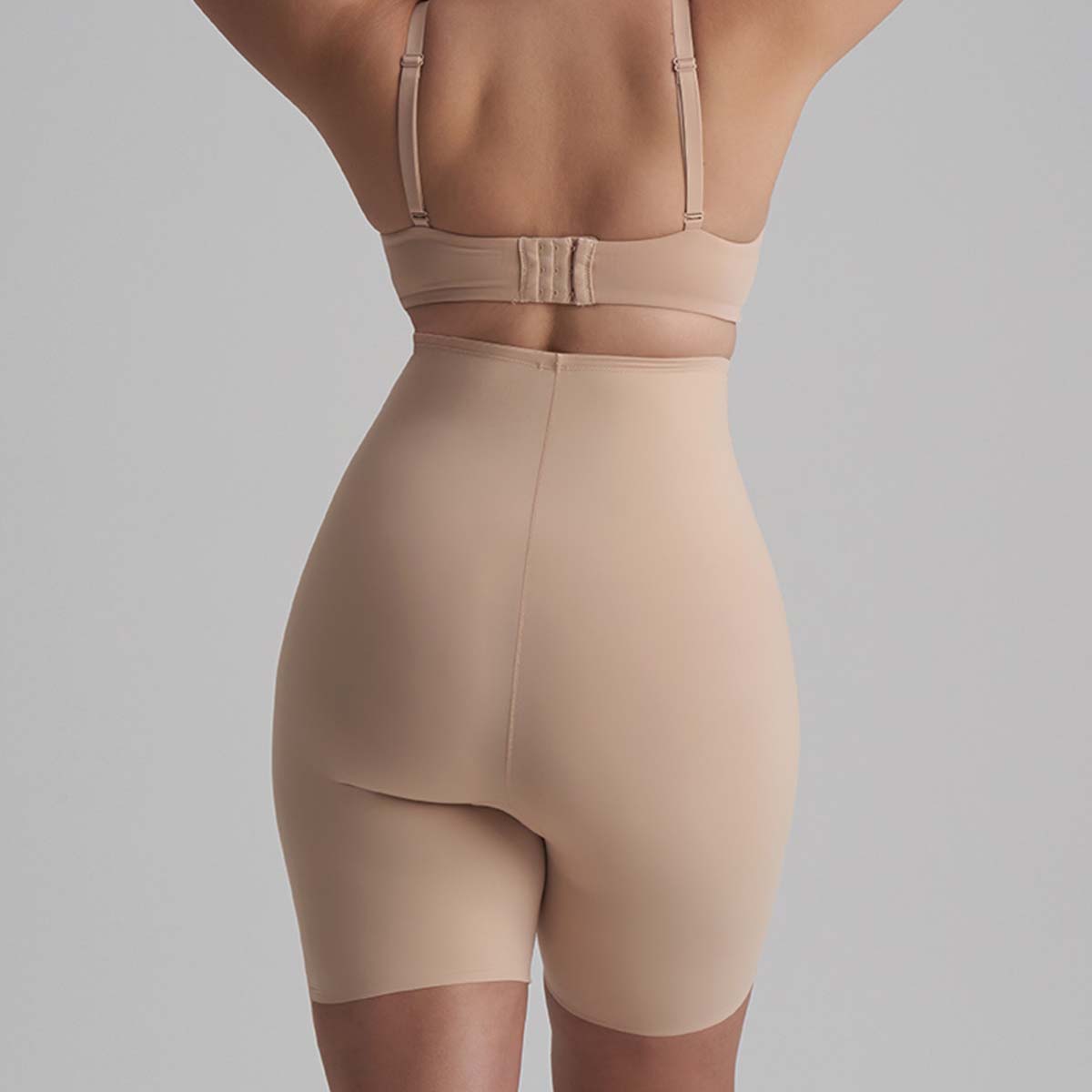 Bye Bra Sculpting High Waist shorts, beige - SCPHWS - Beige - Beige