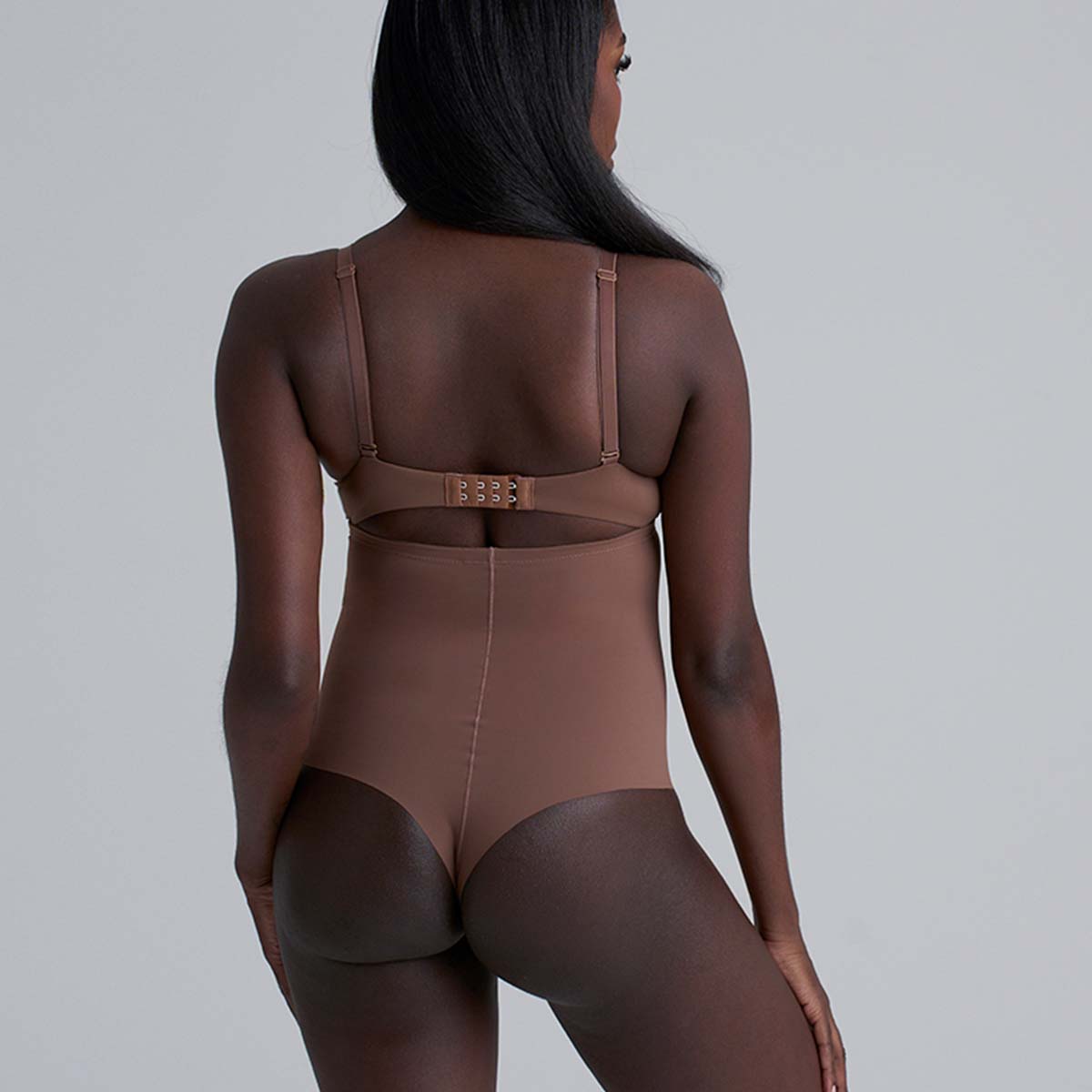 Bye Bra Sculpting High Waist g-streng, brun - SCPHWT - Cocoa - Cocoa