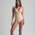 Bye Bra Sculpting High Waist g-streng, beige - SCPHWT - Beige - Beige