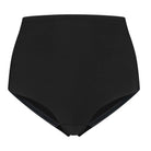 Bye Bra Sculpting Mid Waist maxi trusse, sort - SCPMWB - Black - Black