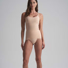Bye Bra Sculpting Singlet top, beige - SCPSNG - Beige - Beige