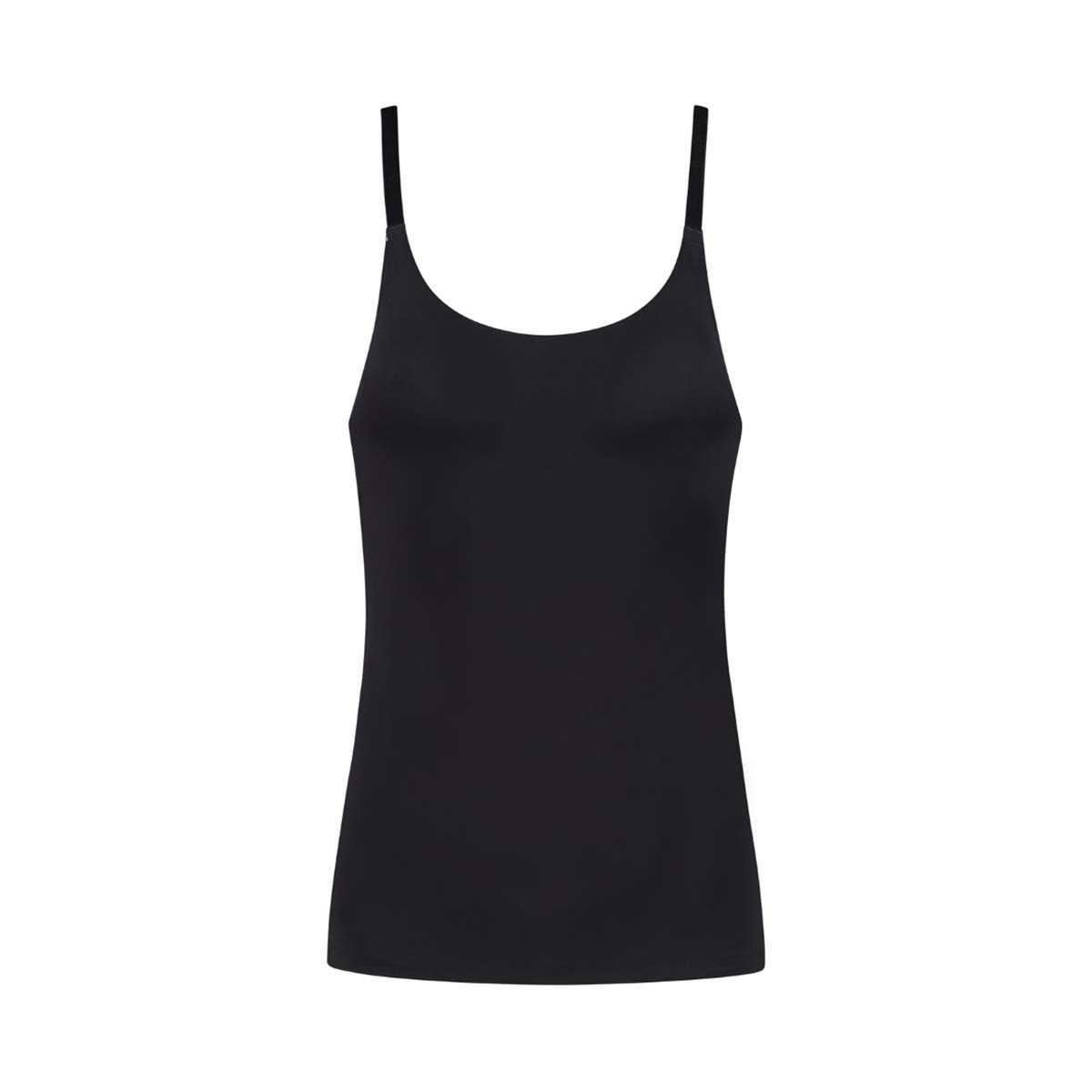 Bye Bra Sculpting Singlet top, sort - SCPSNG - Black - Black