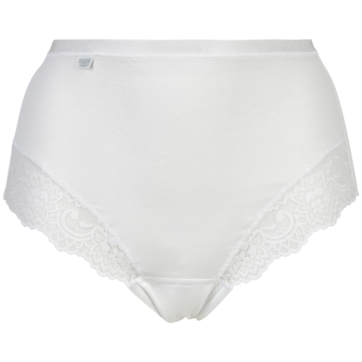 Sloggi Romance maxi trusse, hvid - 10031897 - 0003 - White