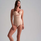 Bye Bra Smooth Essentials Bodysuit bodystocking, beige - SEBOB - Beige - Beige