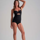 Bye Bra Smooth Essentials Bodysuit bodystocking, sort - SEBOB - Black - Black