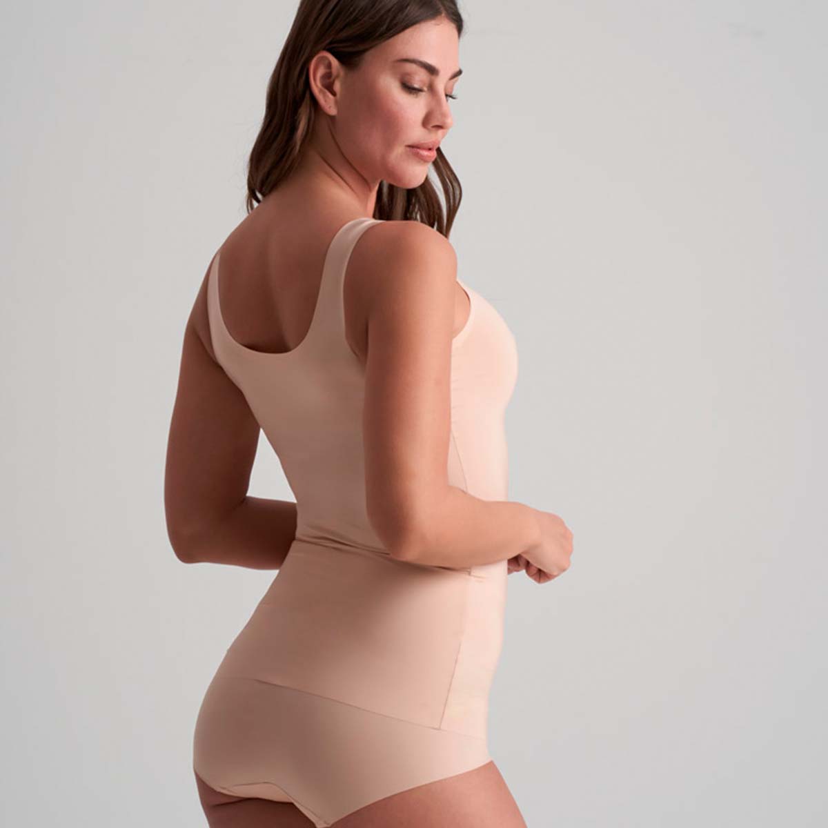 Bye Bra Smooth Essentials Cami top, beige - SECAM - Beige - Beige