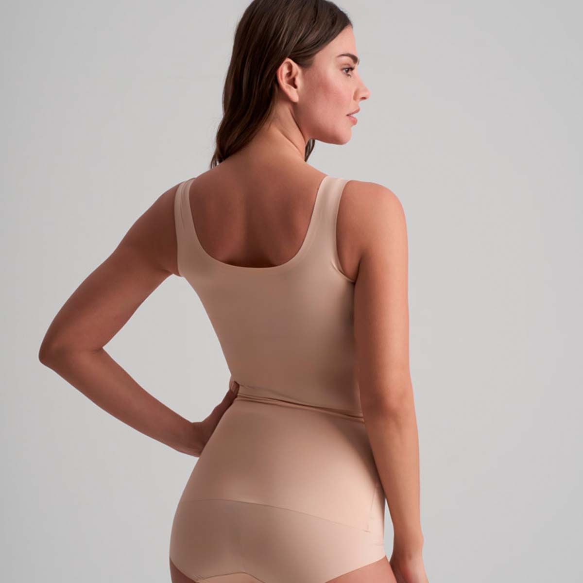 Bye Bra Smooth Essentials Cami top, beige - SECAM - Beige - Beige