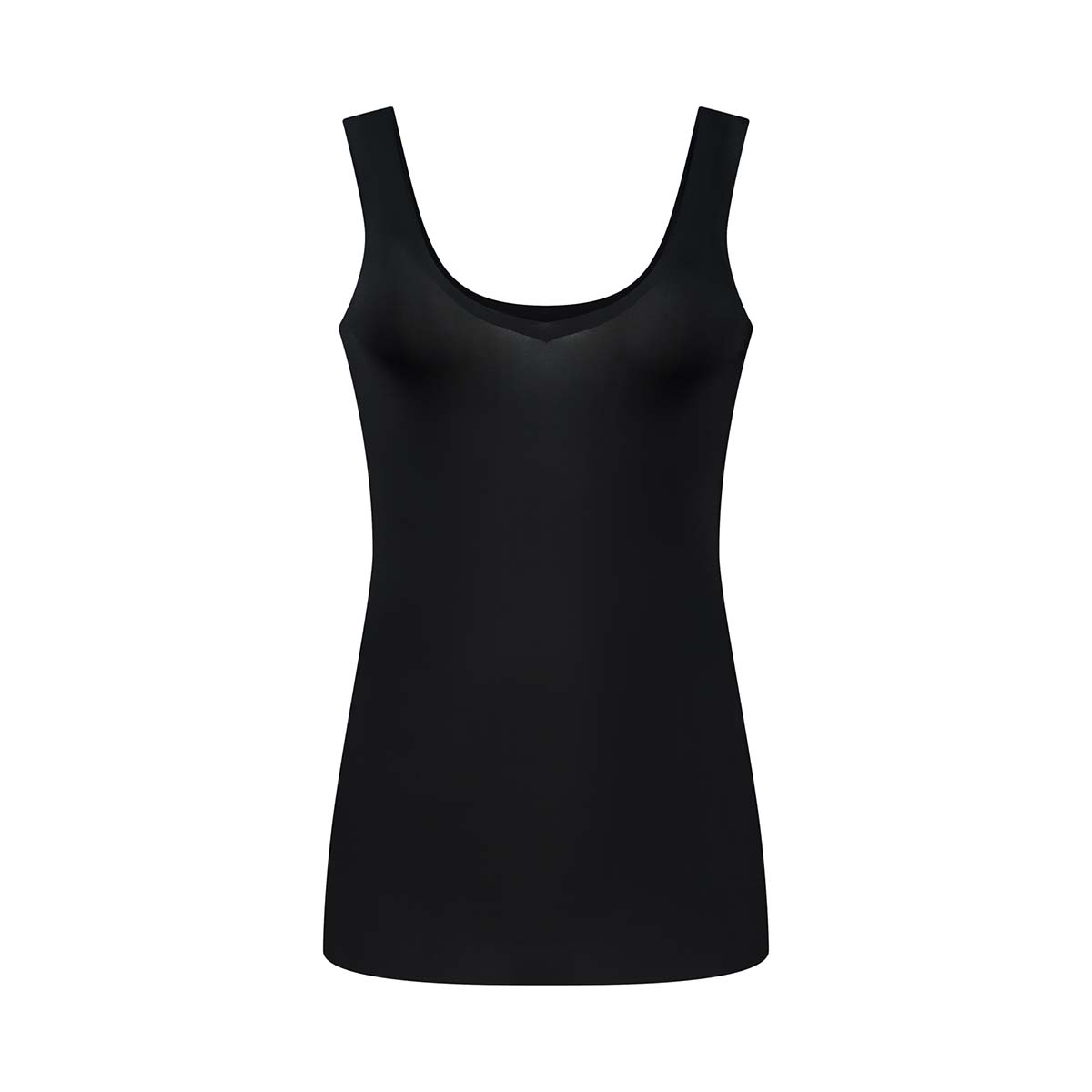 Bye Bra Smooth Essentials Cami top, sort - SECAM - Black - Black