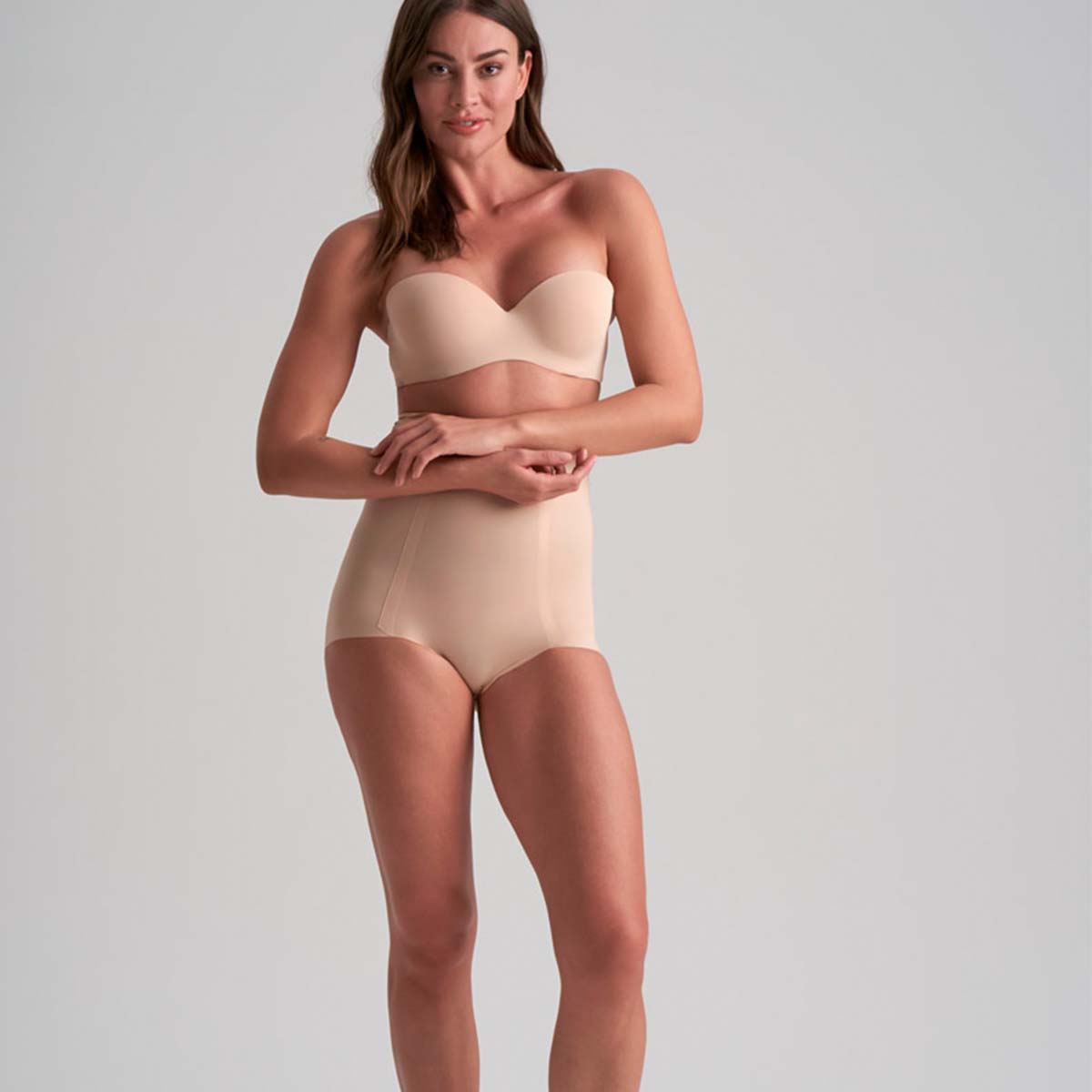 Bye Bra Smooth Essentials High Waist maxi trusse, beige - SEHWB - Beige - Beige