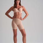 Bye Bra Smooth Essentials Mid Waist shorts, beige - SEMWS - Beige - Beige