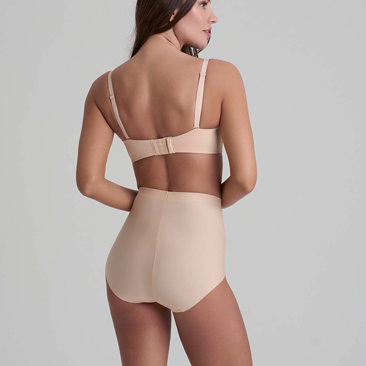 Bye Bra Smooth Essentials Mid Waist 2-pack maxi trusse, beige - SEMWB - Beige - Beige