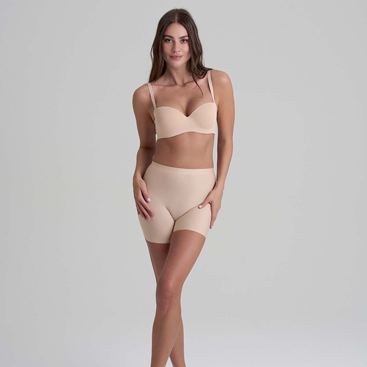 Bye Bra Smooth Essentials Shorty hipster trusse, beige - SESHO - Beige - Beige