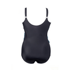 Plaisir Wave badedragt uden bøjle, multi - T0067-24 - Black/Sparkley - Black/Sparkley