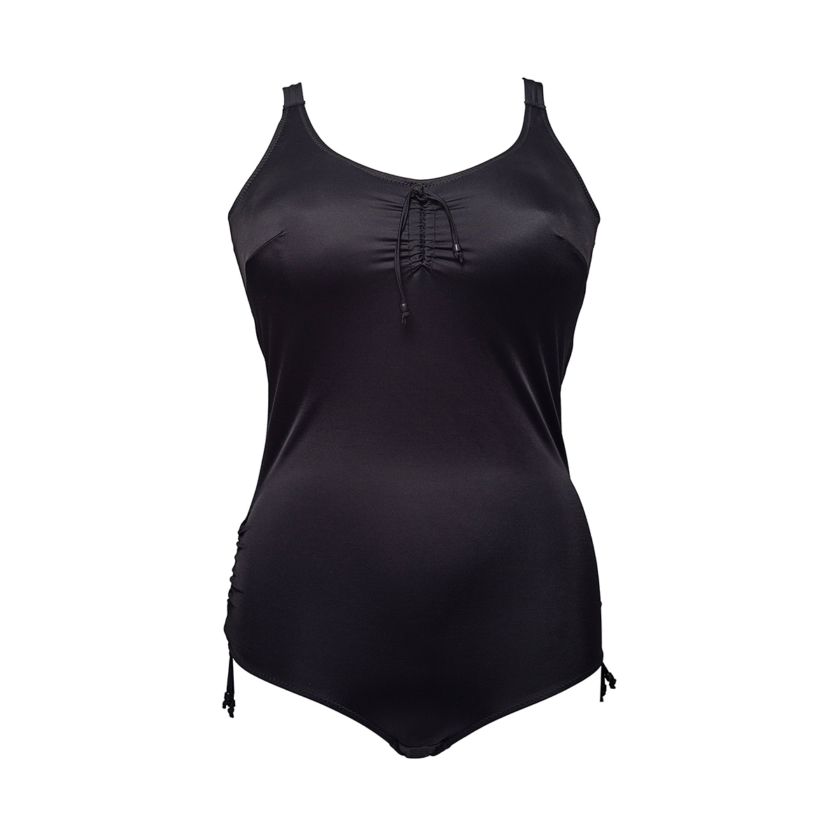 Plaisir badedragt med bøjle, sort - T0080 - 1 - Black