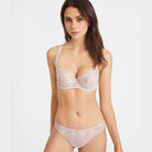 Aubade Softessence tanga trusse, lyserød - TM26 - SKIN - Skin